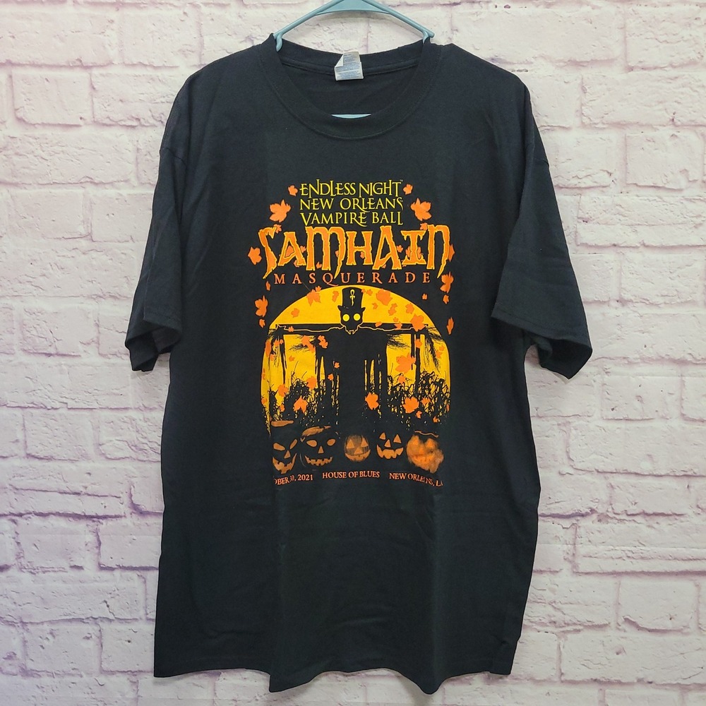 Samhain Masquerade New Orleans 2021 Vampire Ball TShirt XL Endless Night Gothic